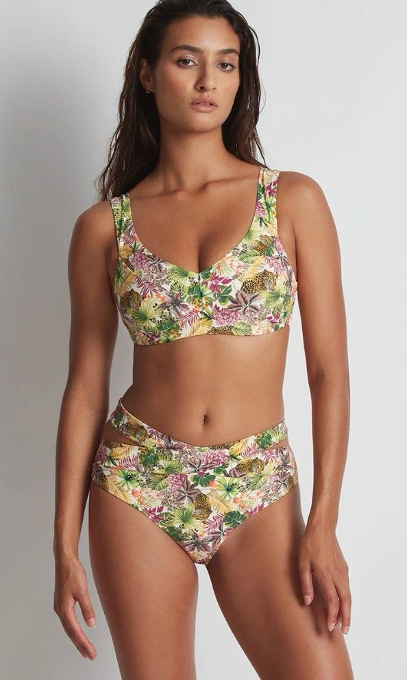 Bas maillot de bain taille haute