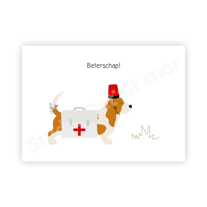 Kaart | Basset Hound Beterschap