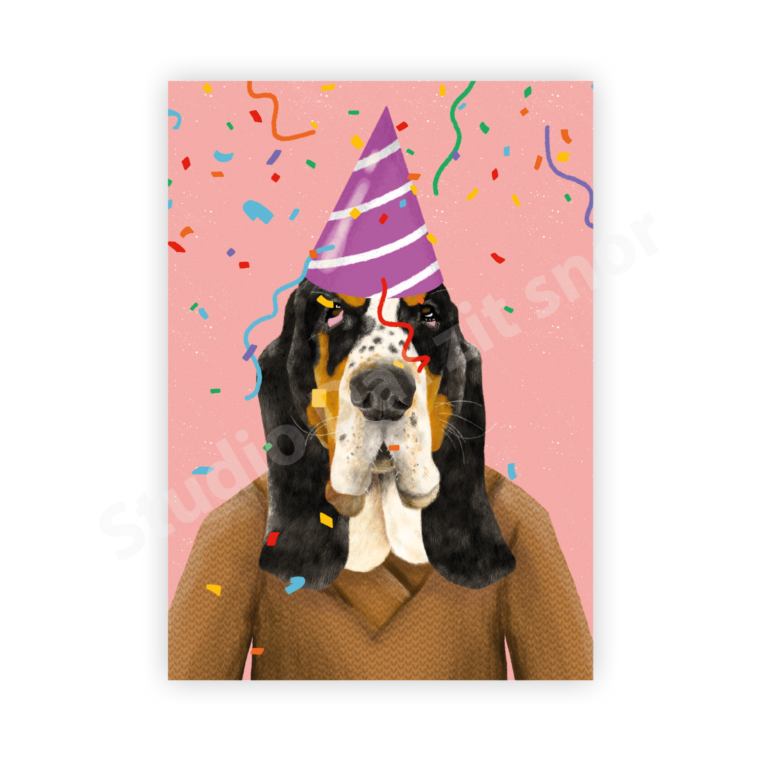 Kaart | Basset Hound Tennessee jarig