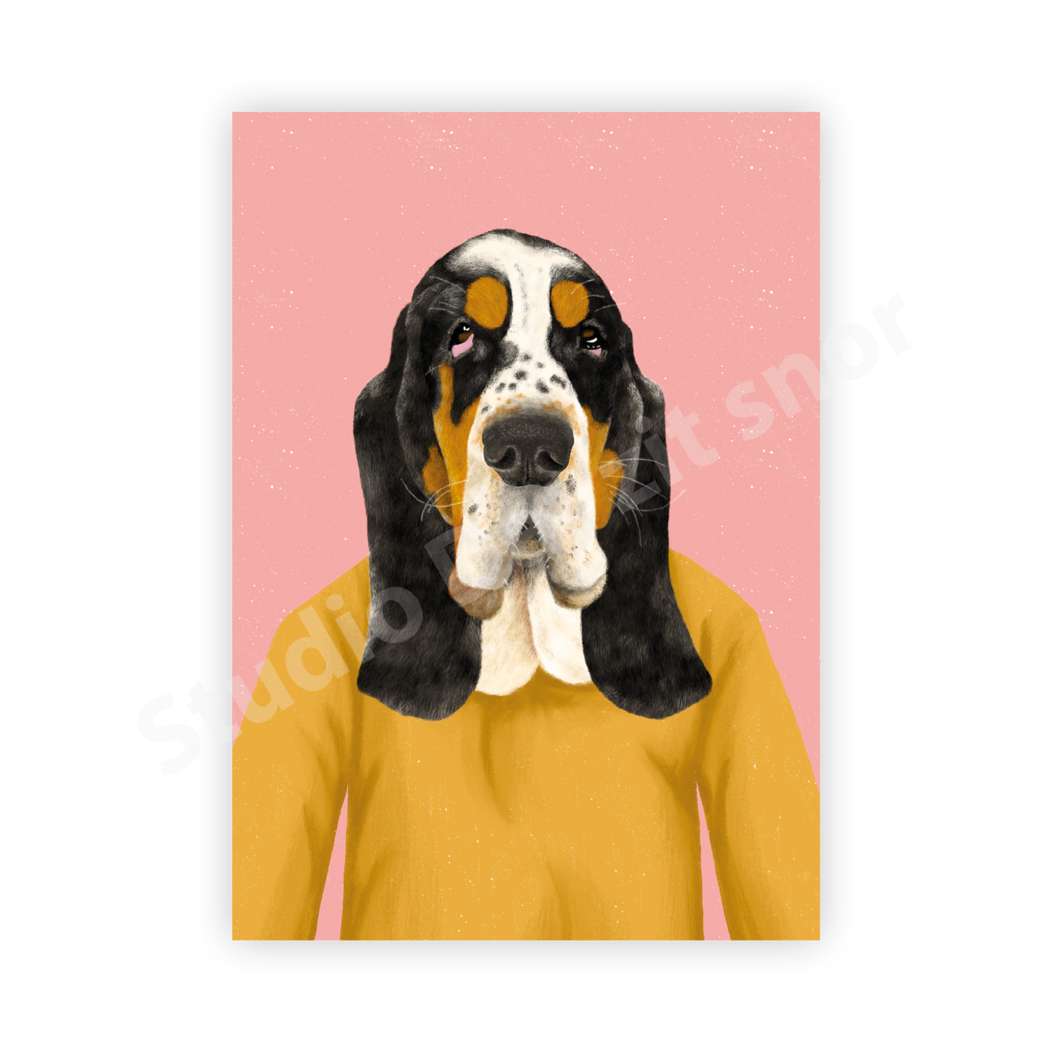 Kaart | Basset Hound Tennessee longsleeve
