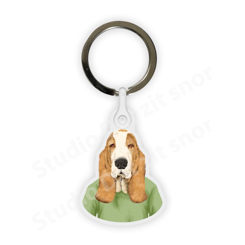 Sleutelhanger | Basset Hound Eddie