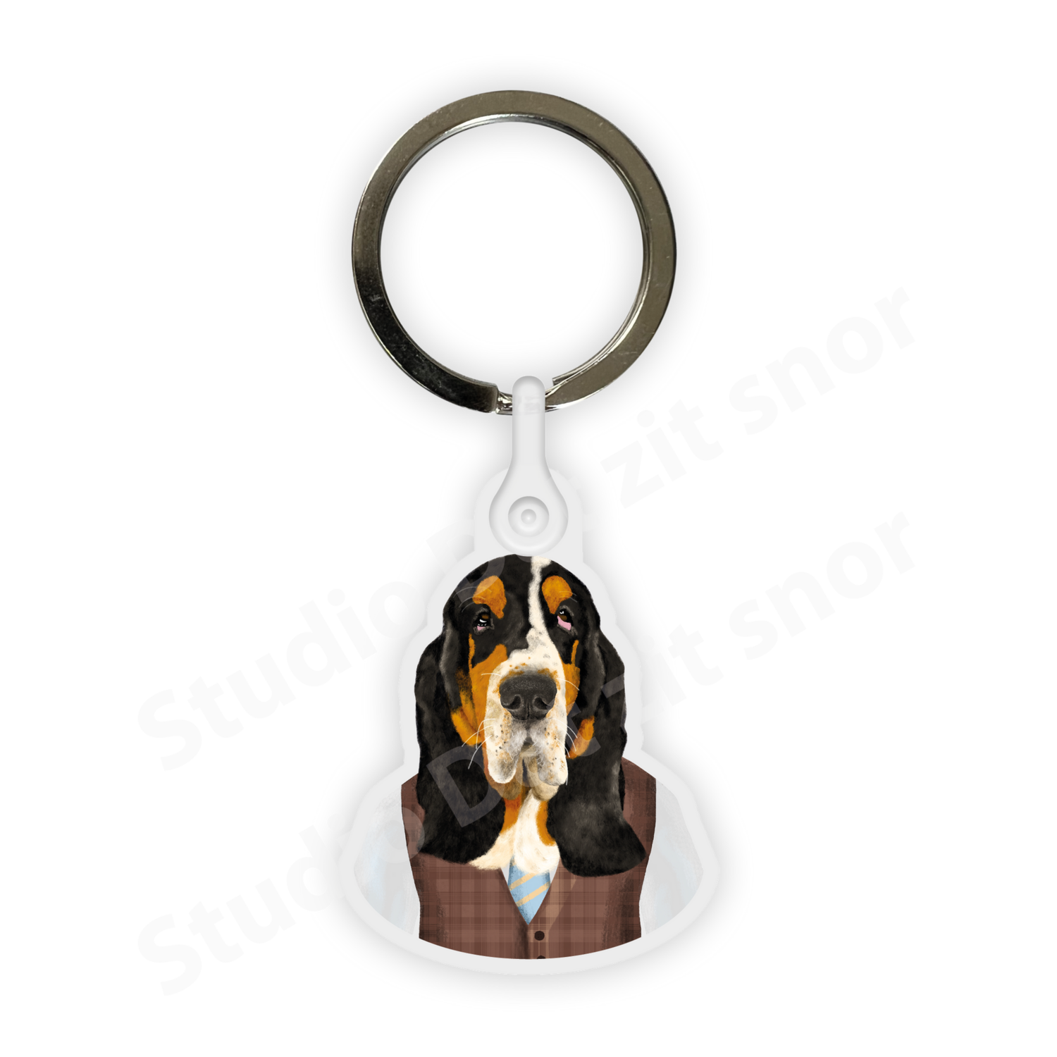 Sleutelhanger | Basset Hound Pietertje