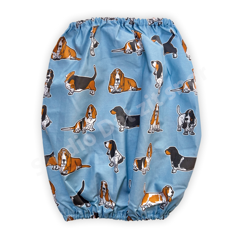 Snood | Basset Hound blauw