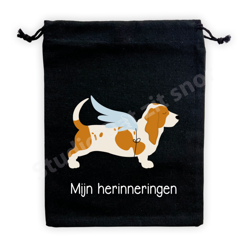 Zakje | Basset Hound Mijn herinneringen