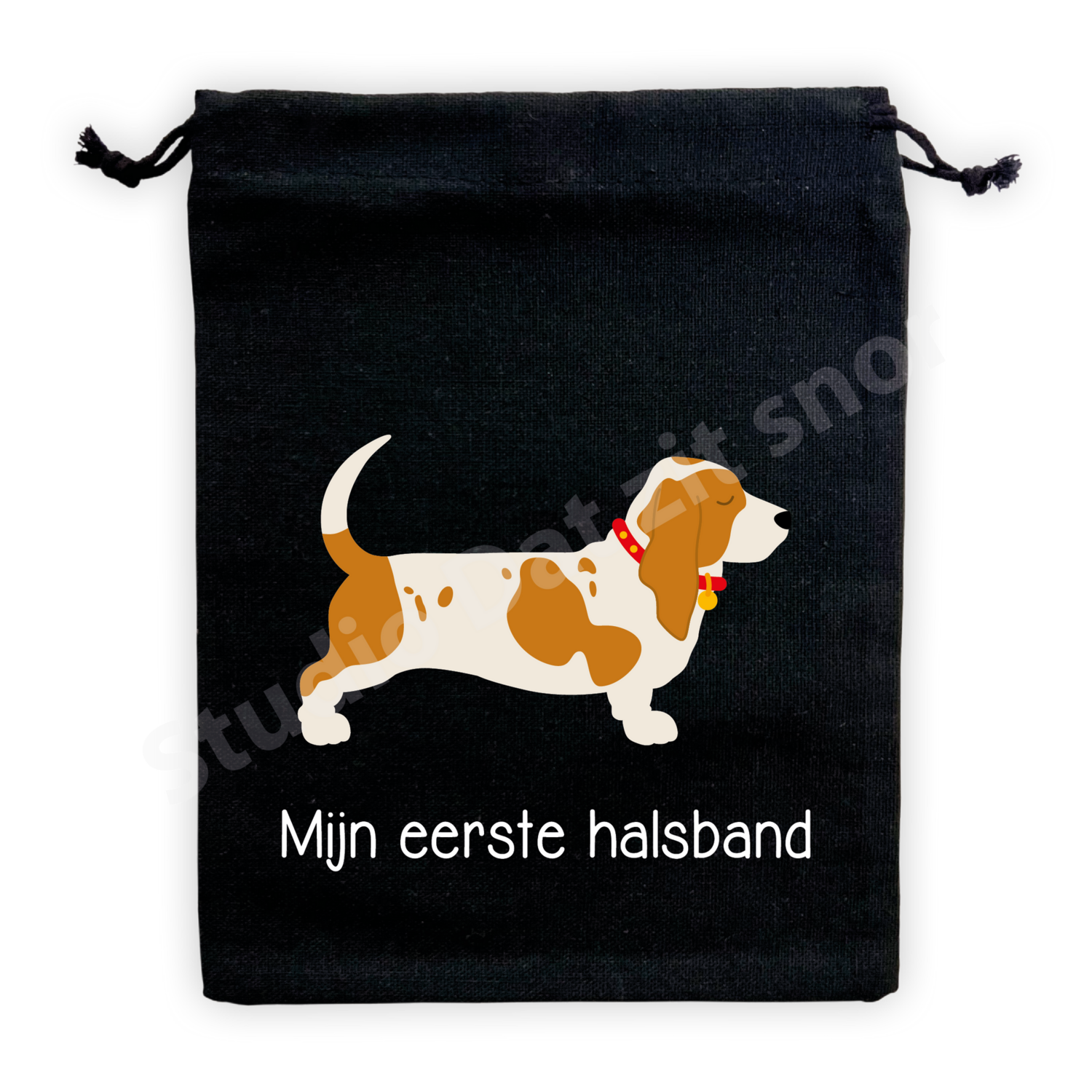 Zakje | Basset Hound Mijn eerste halsband