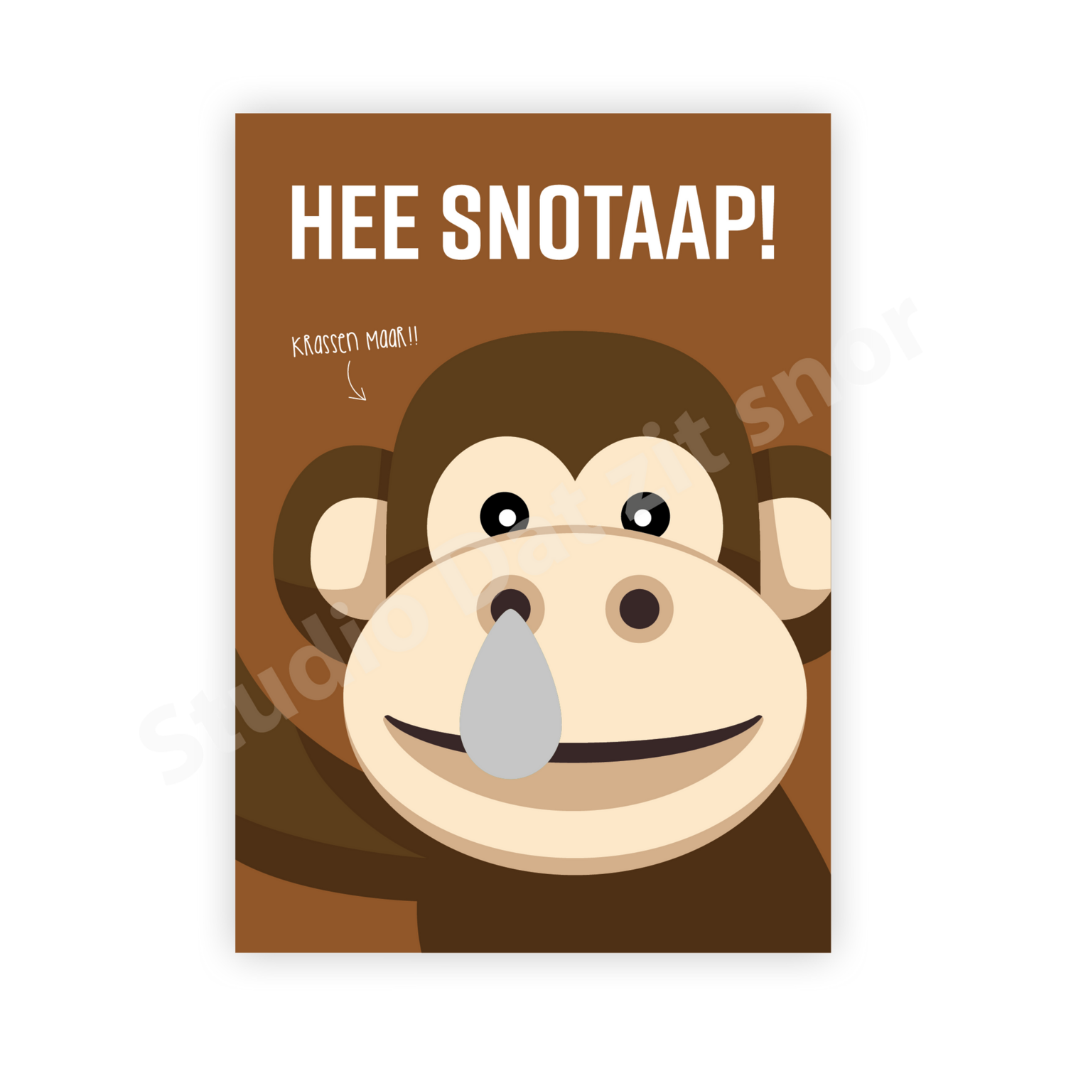Kraskaart | Hee snotaap