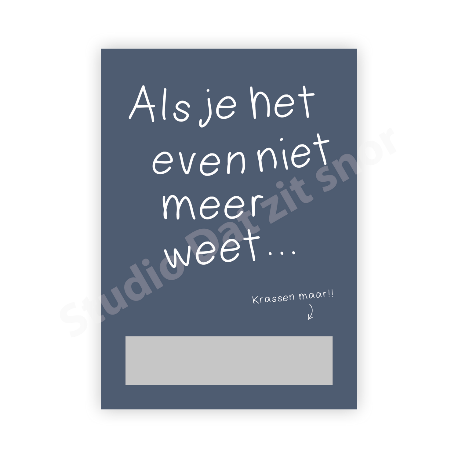 Kraskaart | Adem in, adem uit