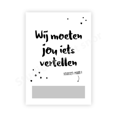 Kraskaart | Je wordt opa!