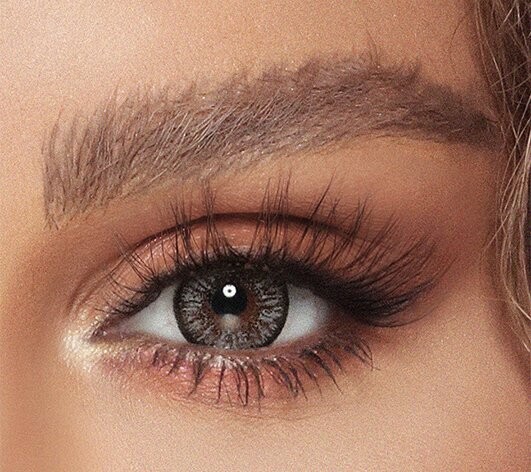 Amara Contact Lenses - Charcoal Gray Eye
