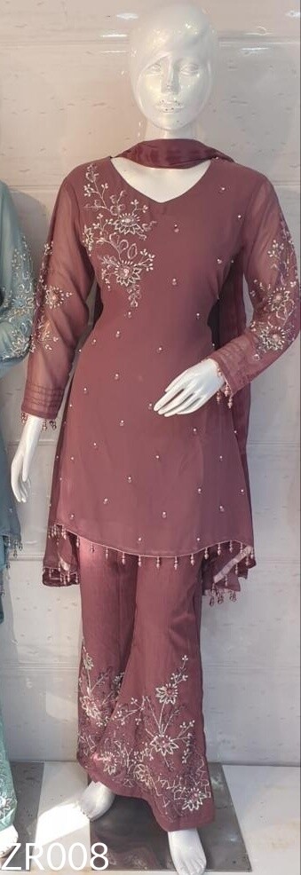 Partywear with stone and pearl.  size 44