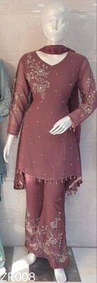 Partywear with stone and pearl.  size 44