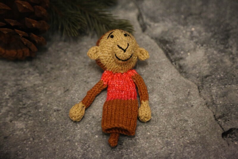 Finger Puppet Monkey - Gogo Olive