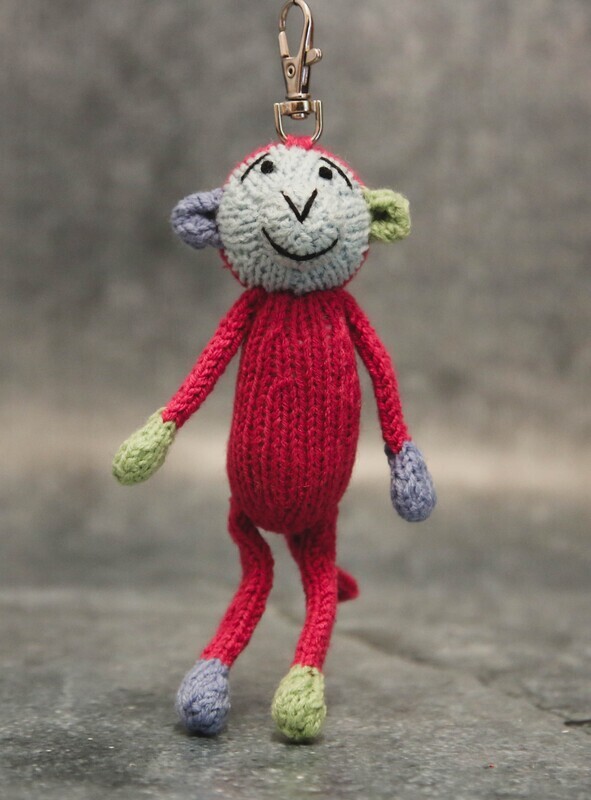 Key ring Monkey - Gogo Olive