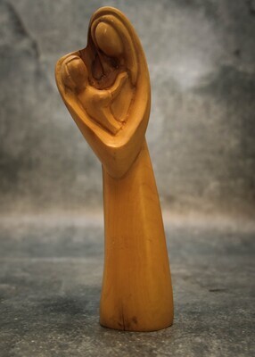 Mother and child - Olive Wood
