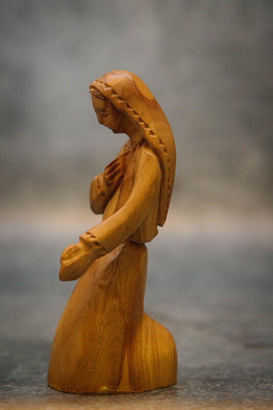 Virgin Mary - Olive Wood