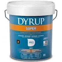 Tinta Plástica Acrílica Dyrup Super Lisa Mate