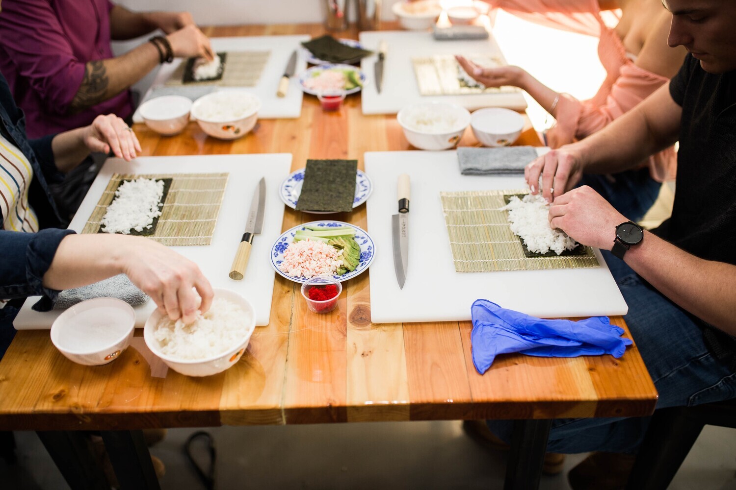 5/29/22 - Intro to Making Sushi Class