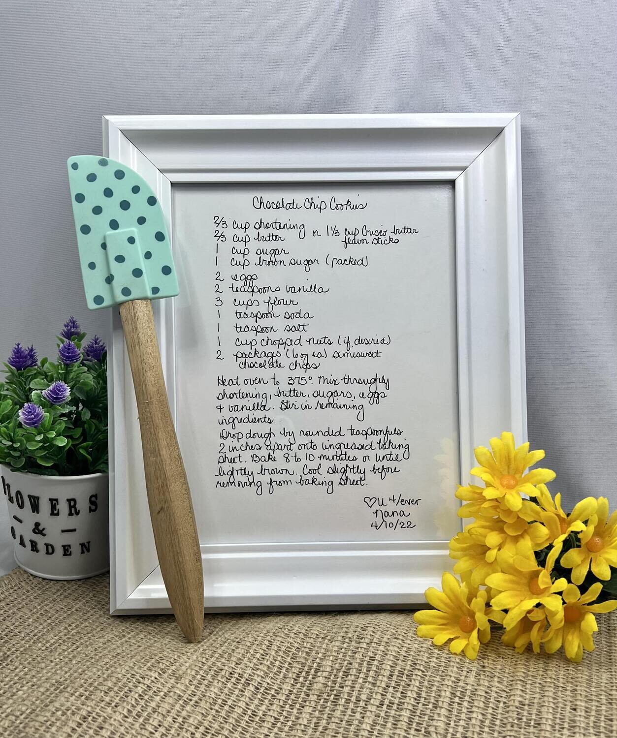 Handwritten Signs 8x10in