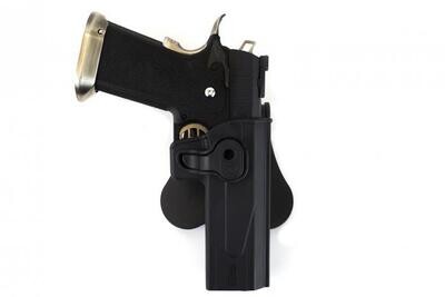 NUPROL Hi-Capa Pistol Retention Paddle Holster, Black