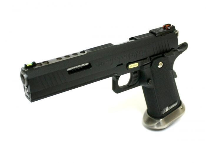 WE HI-CAPA 6" FORCE A SEMI / FULL AUTO MODEL (GOLD BARREL)