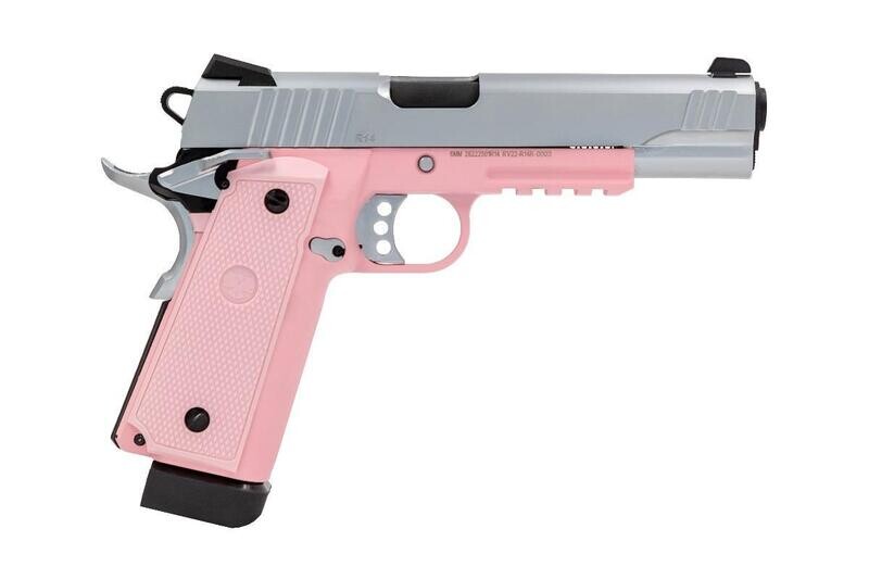 RAVEN HI-CAPA R14 RAILED PINK/SILVER