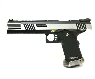 HI-CAPA 6" FORCE A- 2 TONE SEMI / FULL AUTO MODEL (GOLD BARREL) NO LOGO