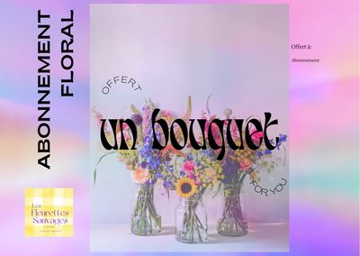 Abonnement floral 3 mois