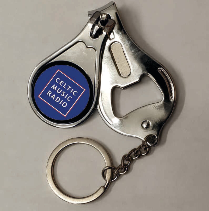 Bottle Opener/Nail Clipper Key Ring