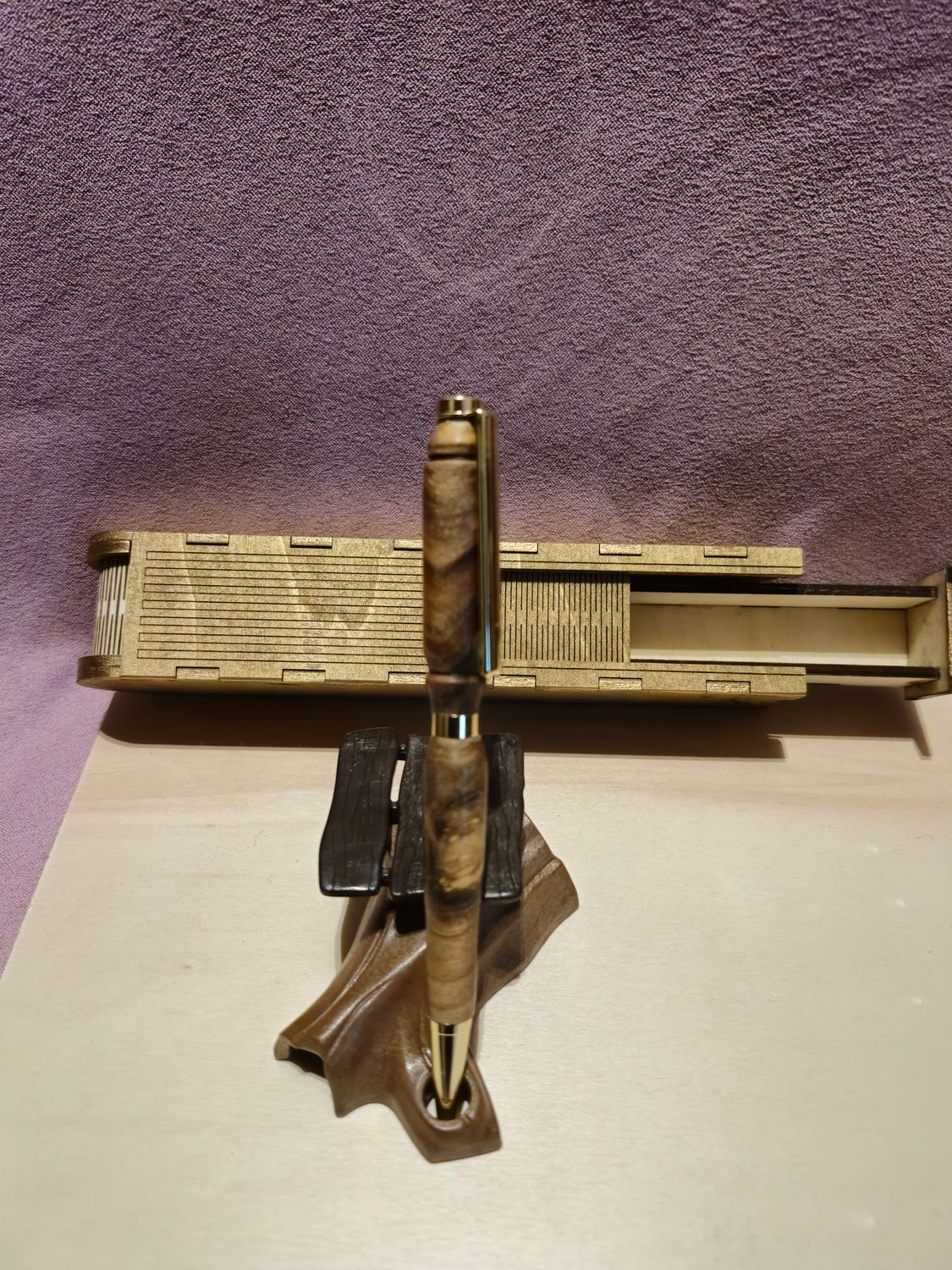 Olivenholz Kugelschreiber