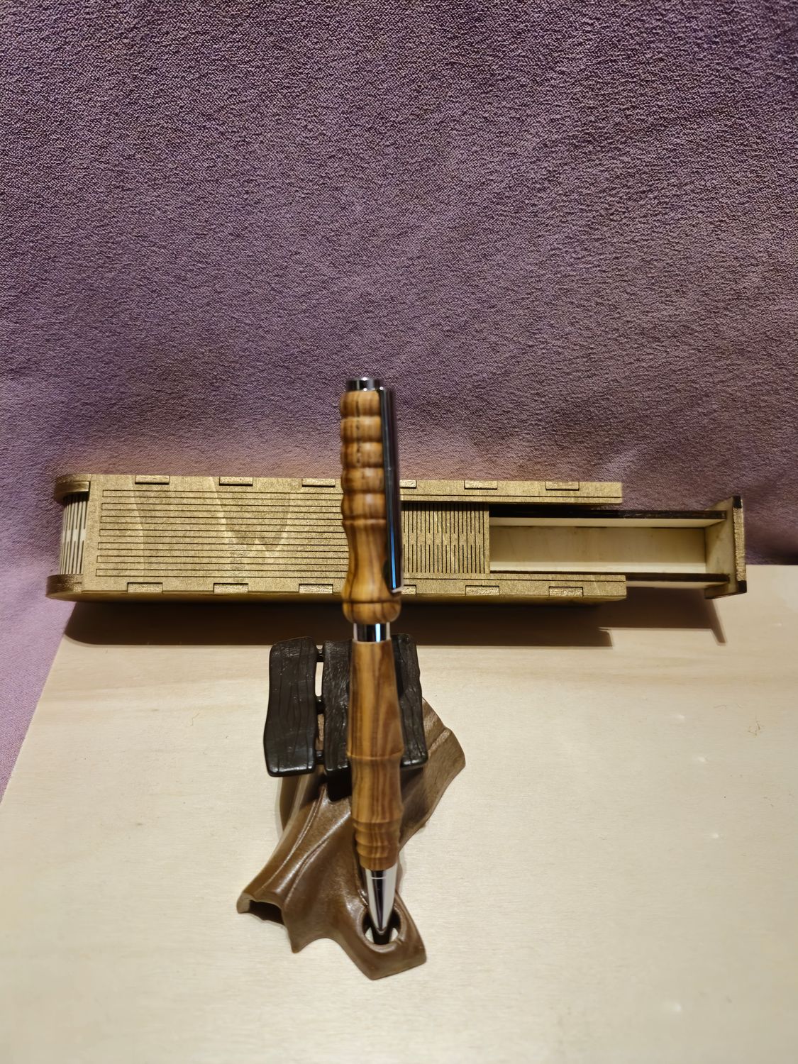 Olivenholz Kugelschreiber