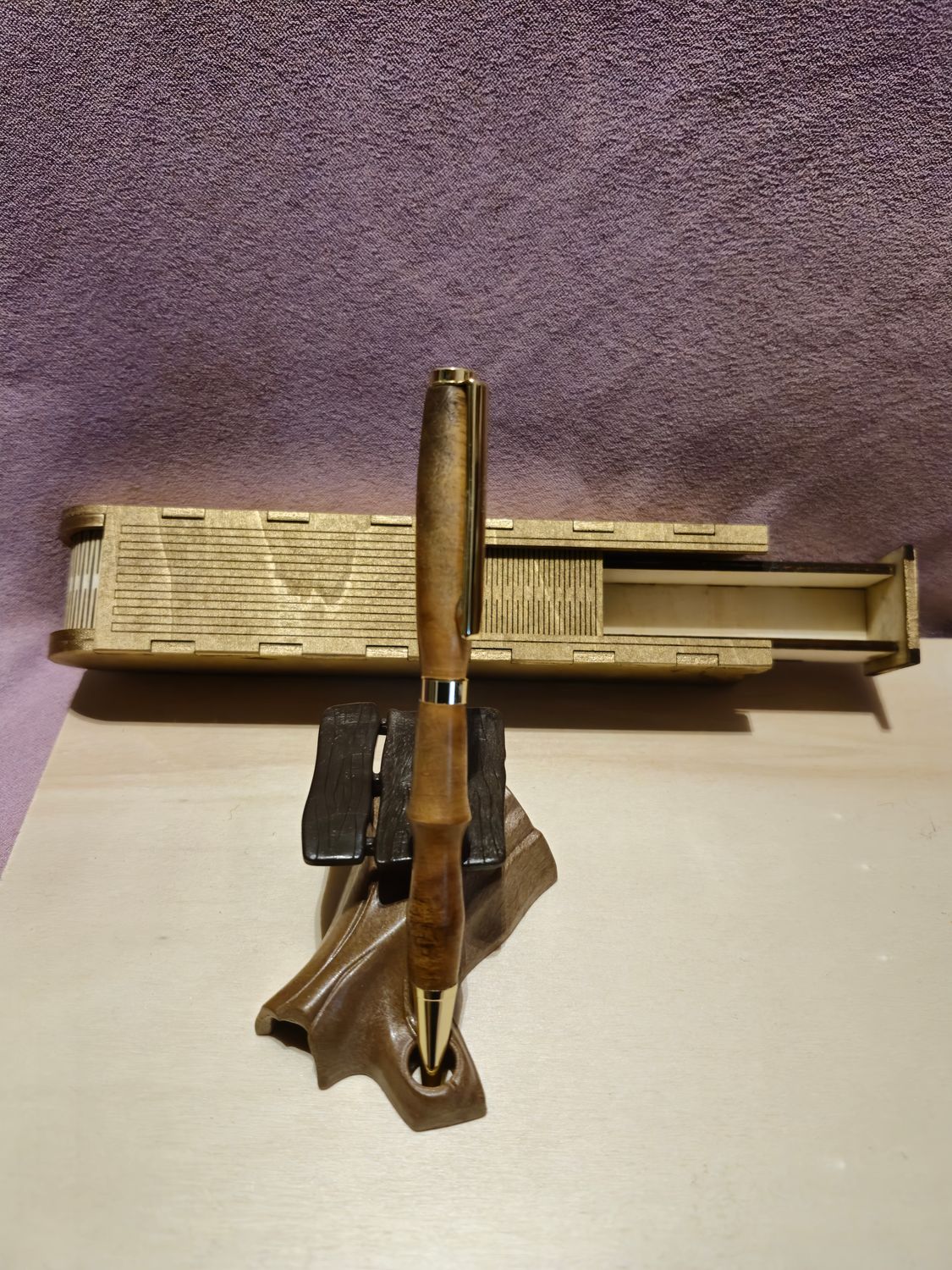 Oliven holz Kugelschreiber