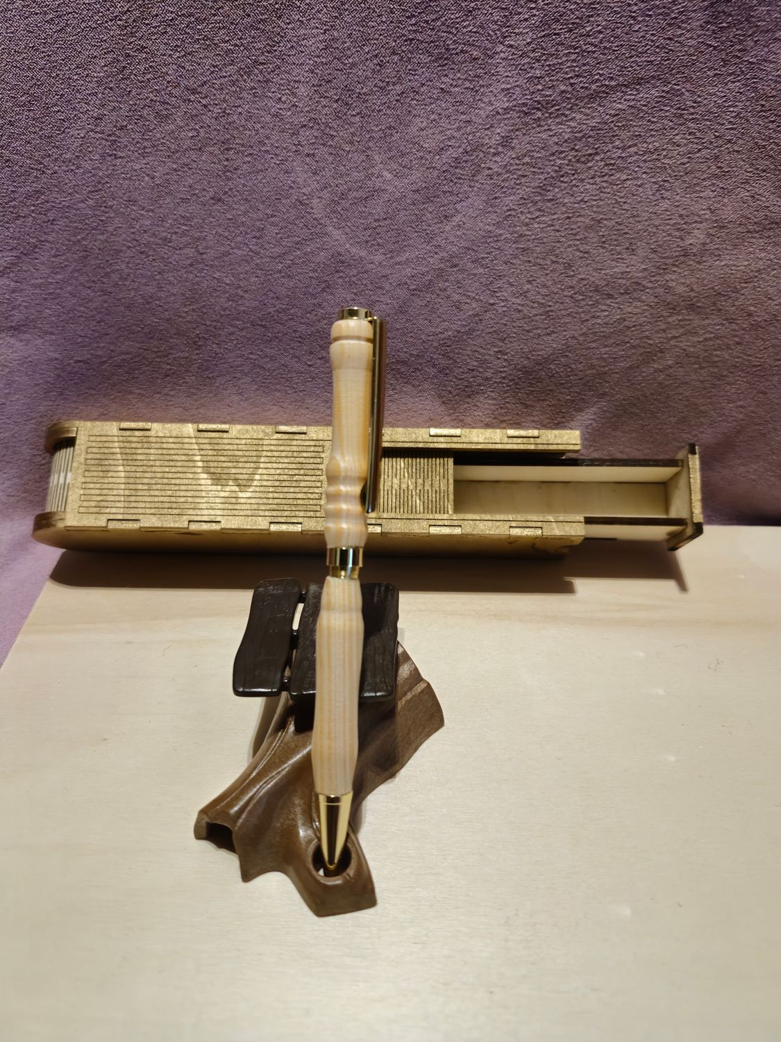 Zirben Holz Kugelschreiber