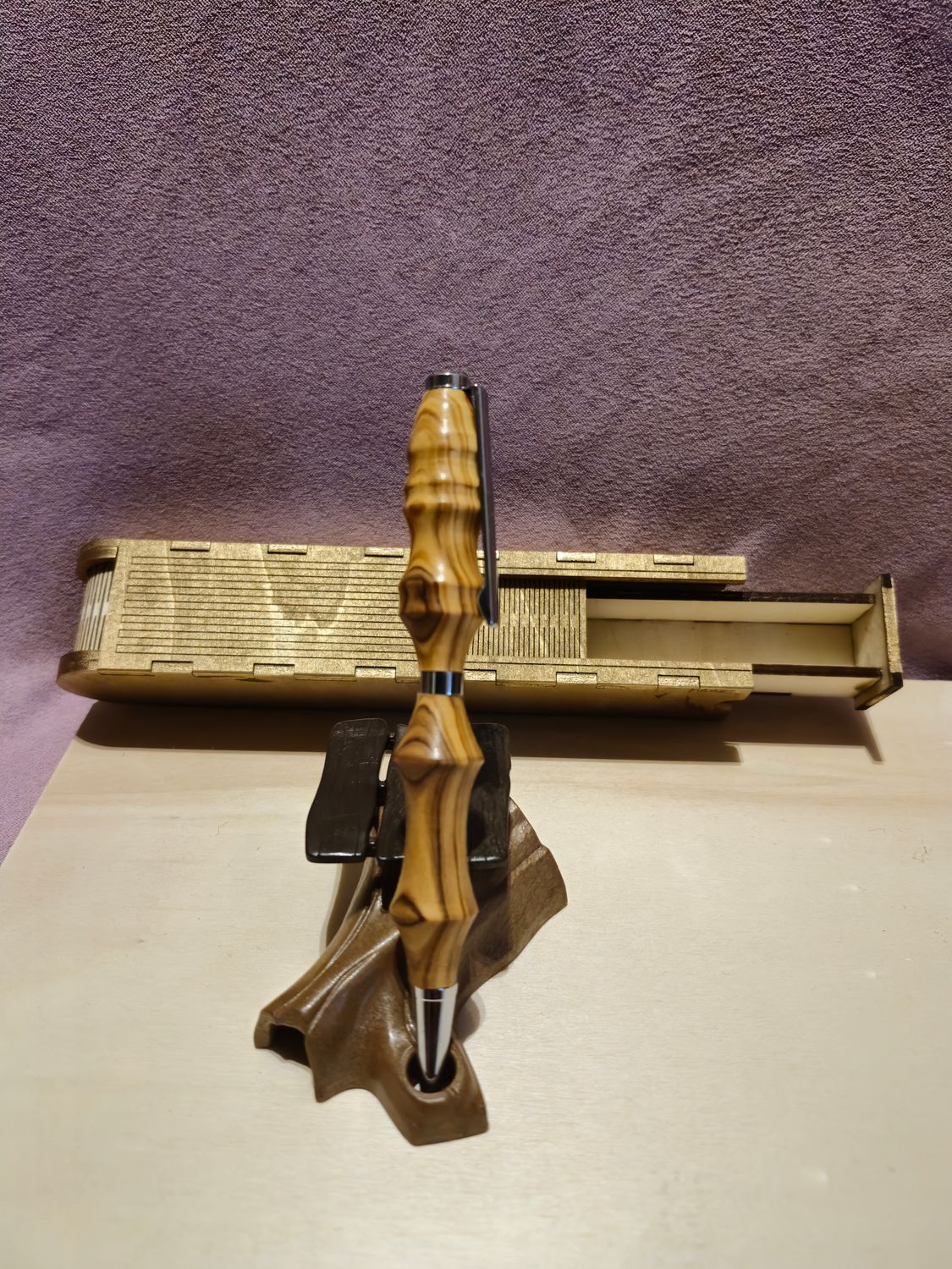 Olivenholz Kugelschreiber