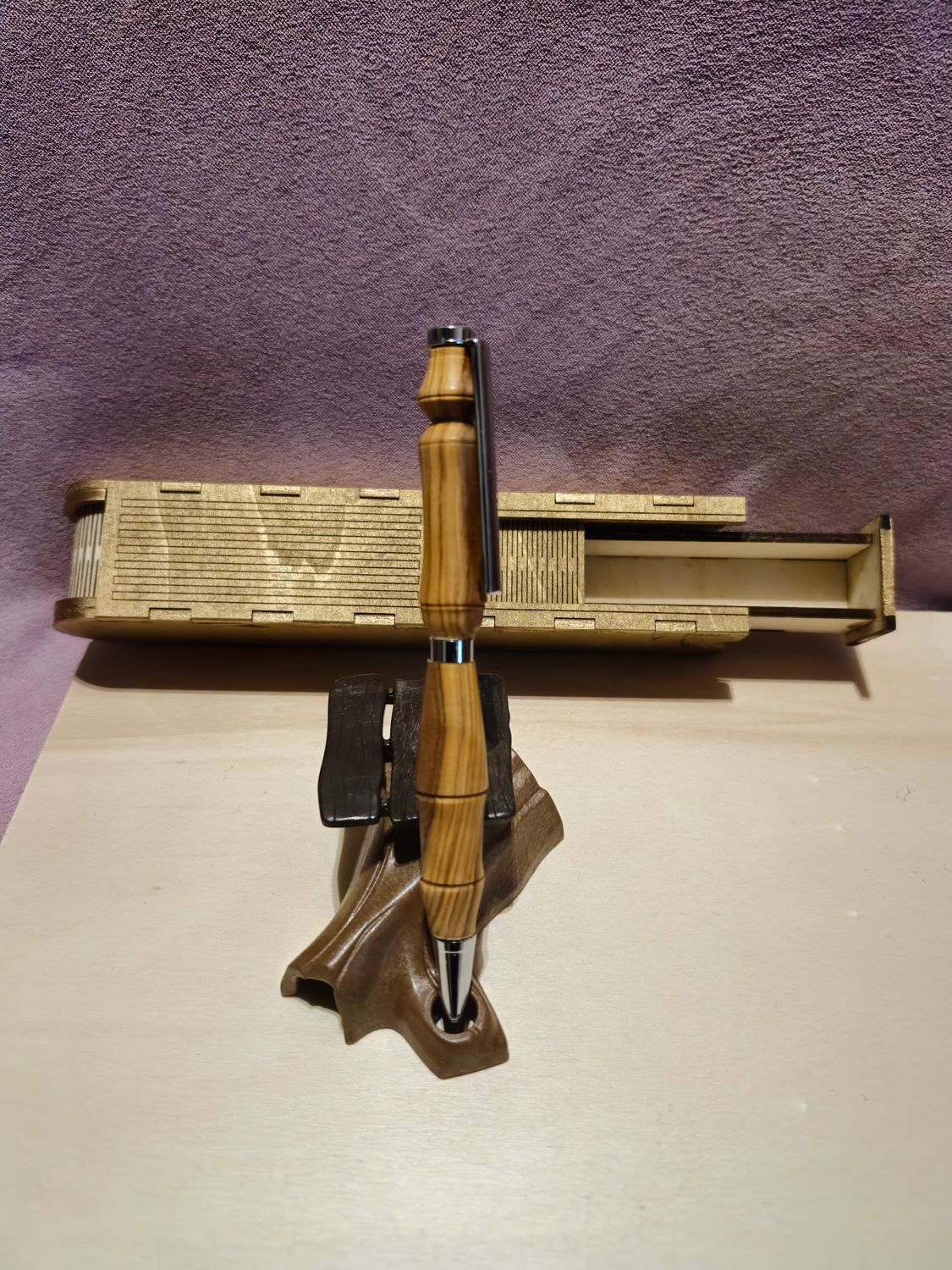 Oliven Holz Kugelschreiber