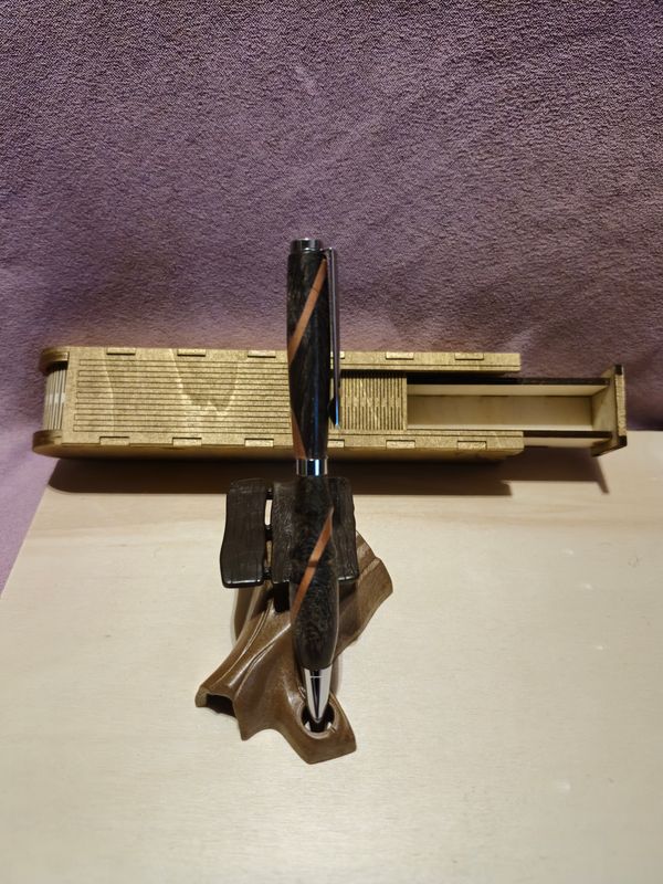 Wenge und Birnen Holz Kugelschreiber