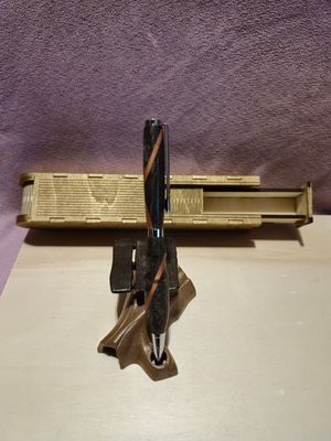 Wenge und Birnen Holz Kugelschreiber
