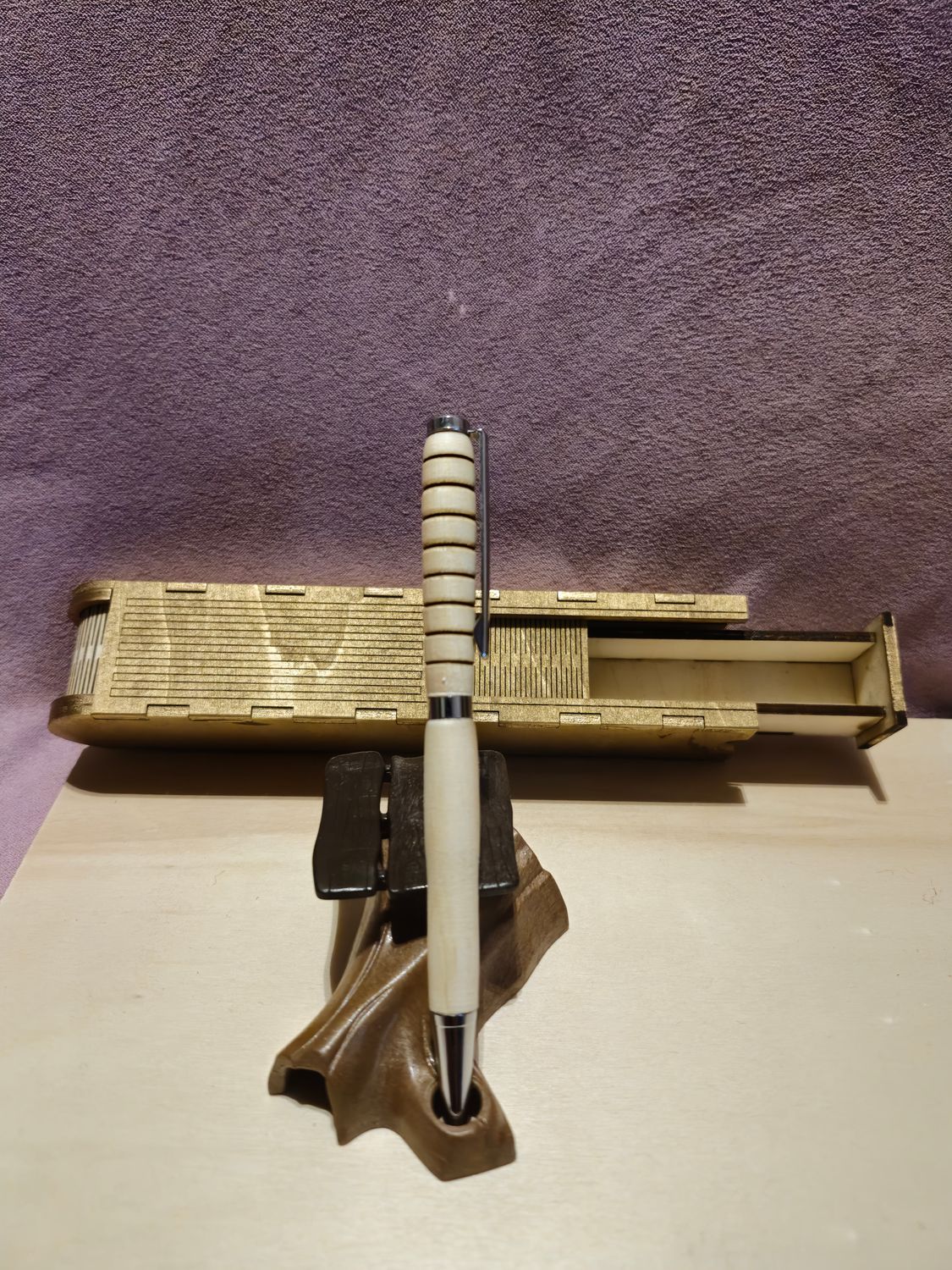 Zirben Holz Kugelschreiber