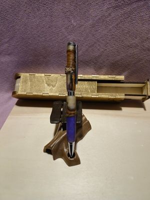 Oliven Holz und Epoxid harz Kugelschreiber