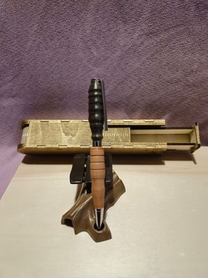 Wenge und Birnen Holz Kugelschreiber