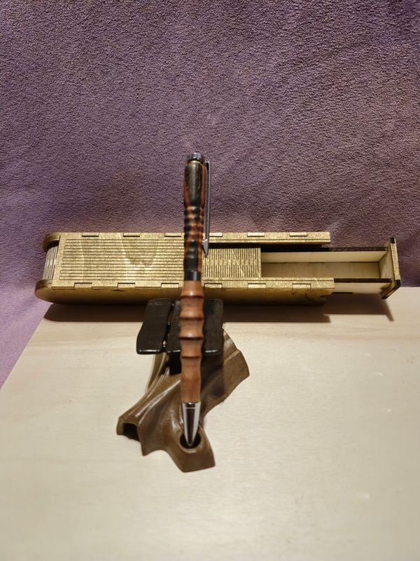 Wenge und Birnen Holz Kugelschreiber