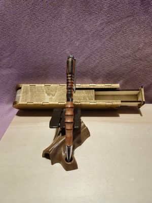 Wenge und Birnen Holz Kugelschreiber