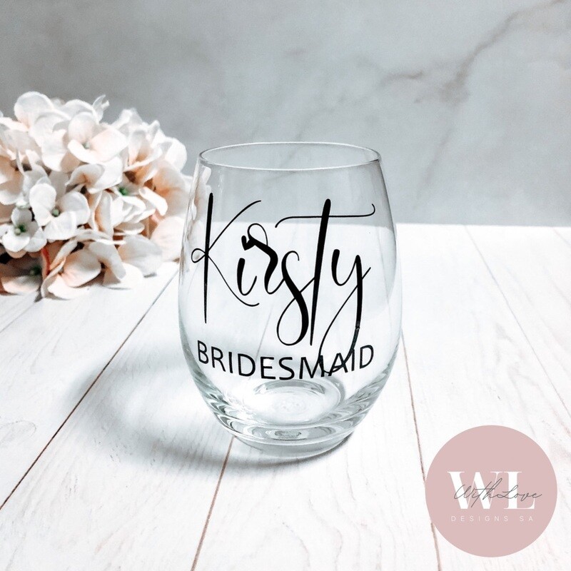 Stemless Wine Glass