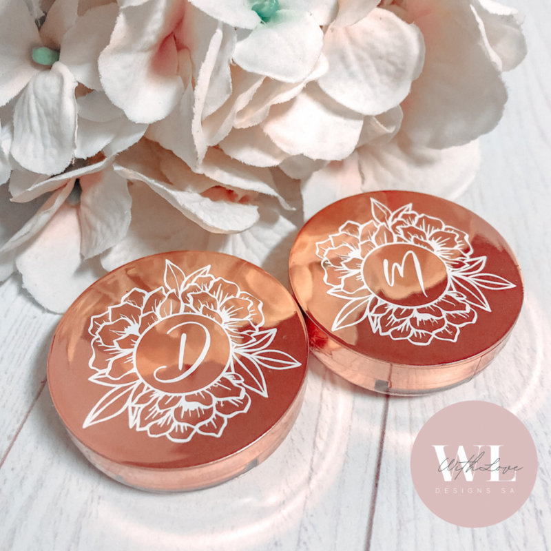 Rose Gold Lip Balm with Mirror
