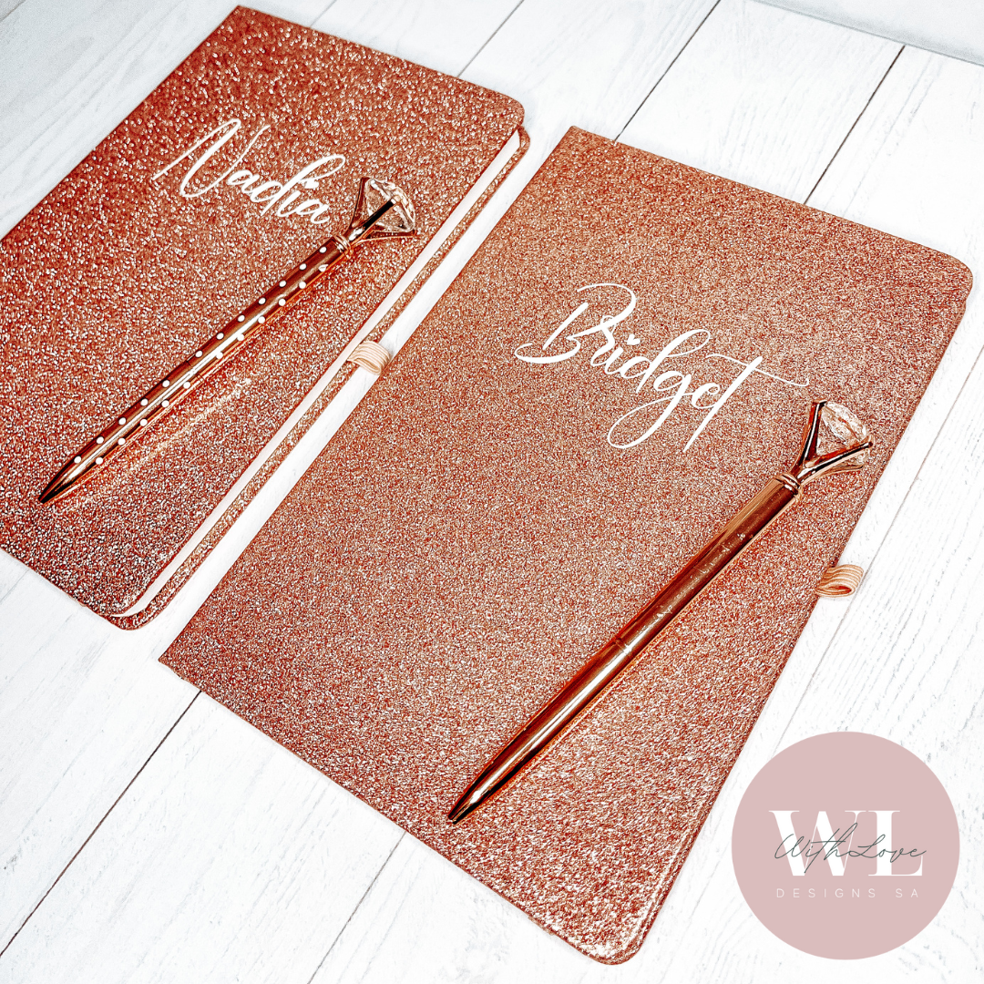 Rose Gold Notebook