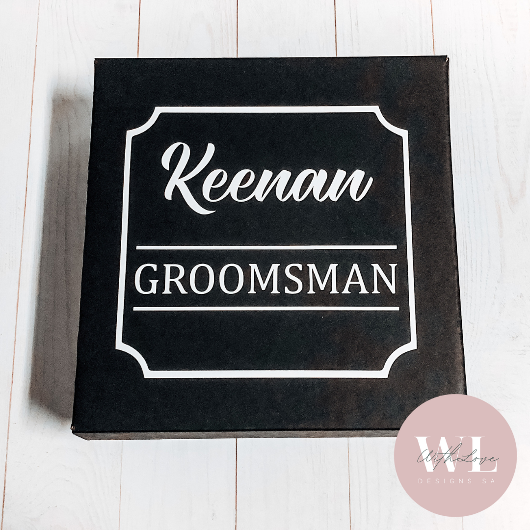 Groomsman Gift Box (box on it&#39;s own)