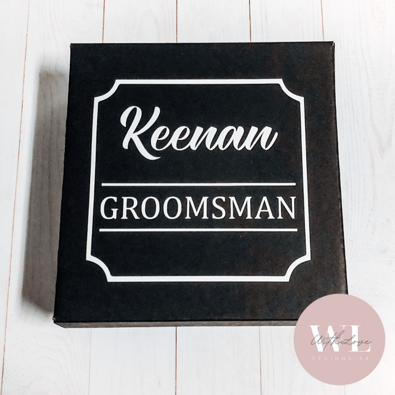 Groomsman Gift Box (box on it&#39;s own)