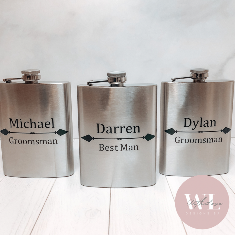 Hip Flask - Arrow Design