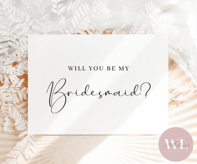 Bridal Proposal Cards
