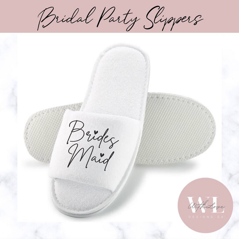 Bridesmaid Slippers
