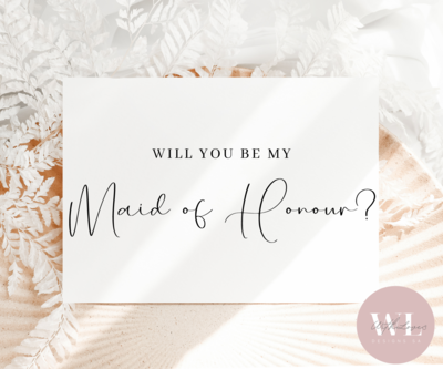 Bridal Proposal Cards